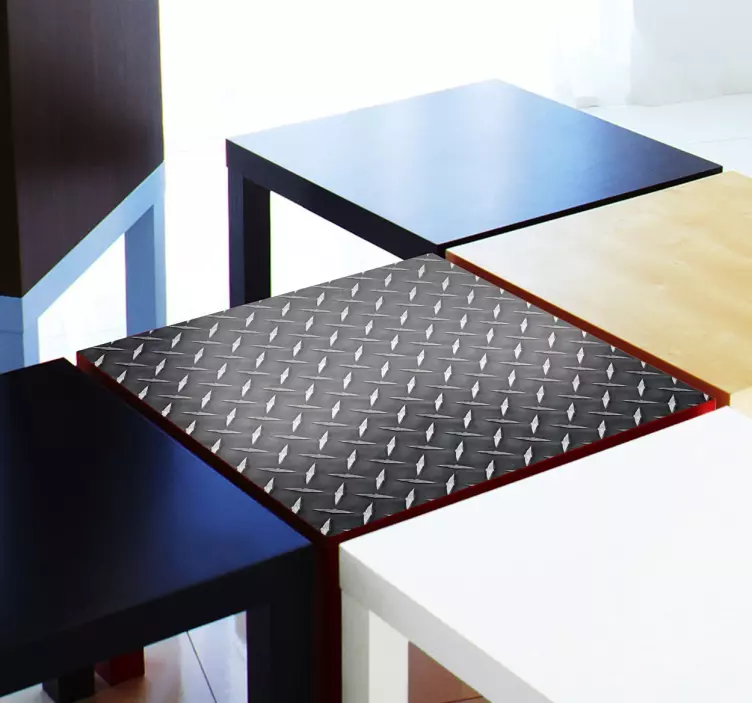 Fém textúra hiányzik matrica - TenStickers