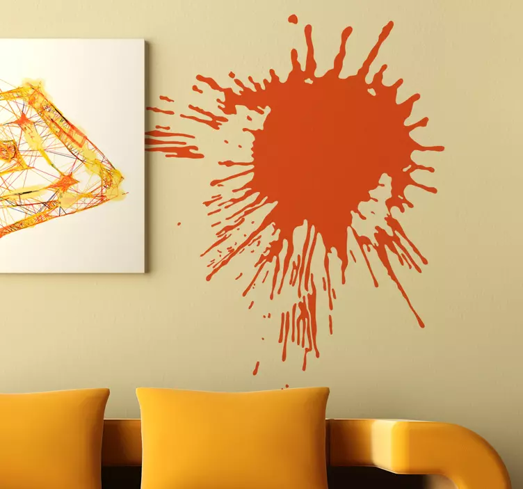 Festék fröccs matrica - TenStickers