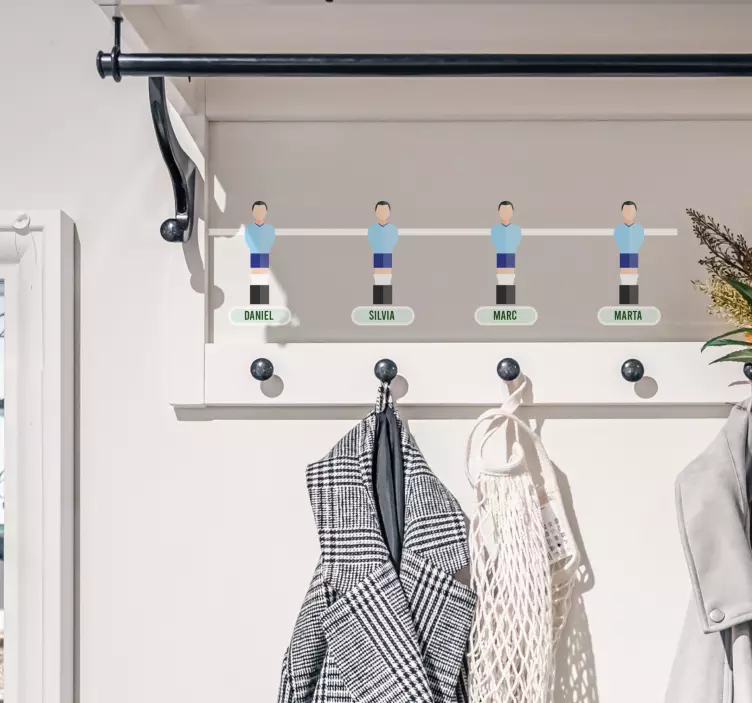 Fogas matricák fociasztal karakterek - TenStickers