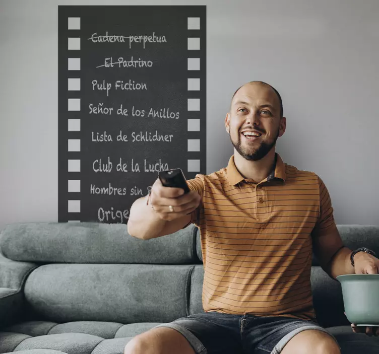 Film szalag palatábla írni a matrica - TenStickers