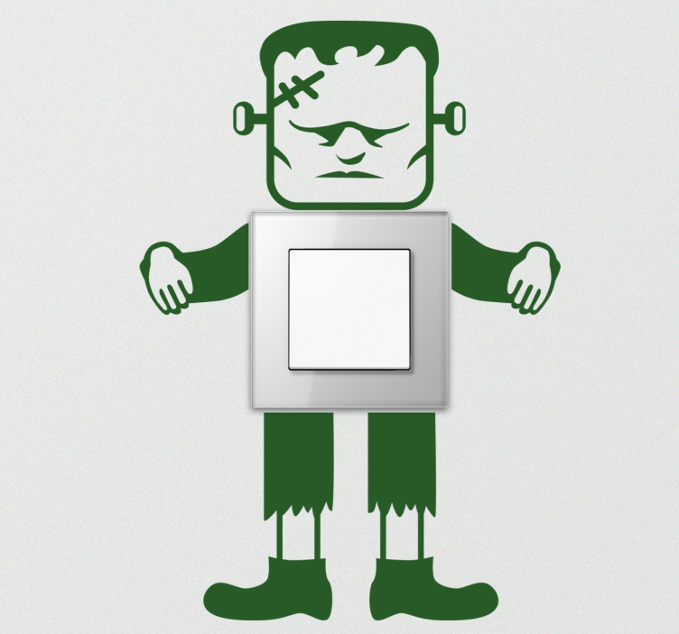 Frankenstein kapcsoló matrica - TenStickers