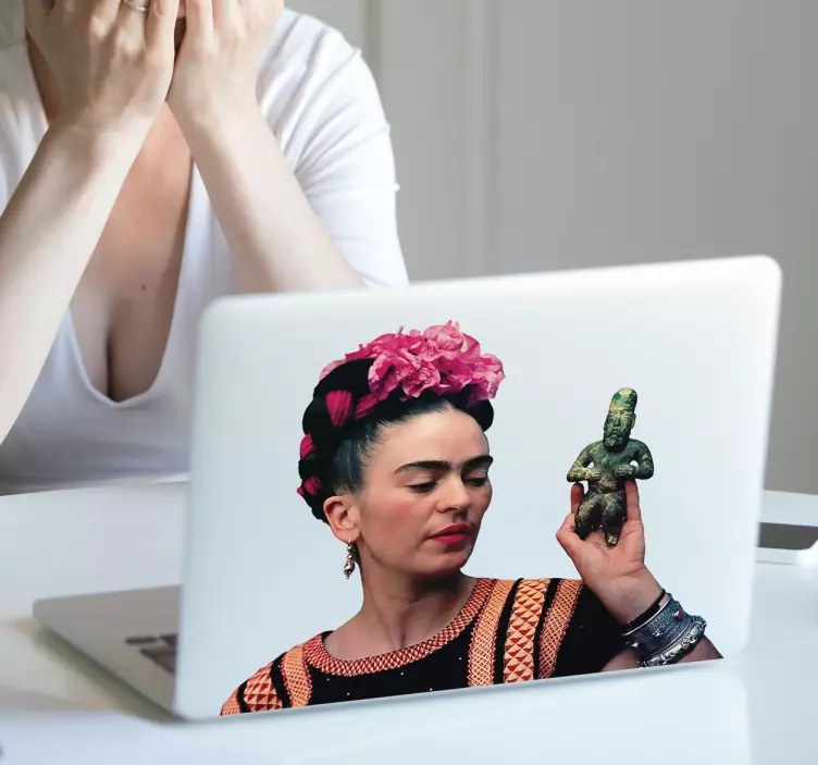 Frida kahlo laptop matrica - TenStickers