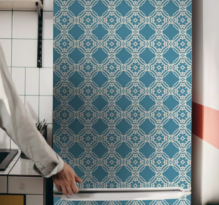 Geometrikus motívum matrica hűtő - TenStickers