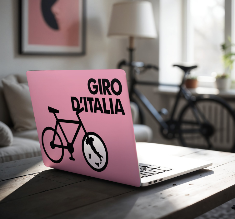 giro d'italia ikonra Matrica laptophoz - TenStickers