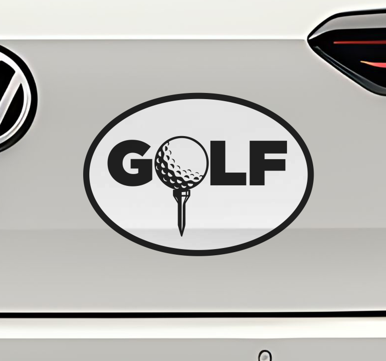 Golf szöveg Matrica más sportok - TenStickers