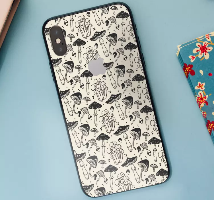 Gomba illusztráció Matrica Iphone - TenStickers