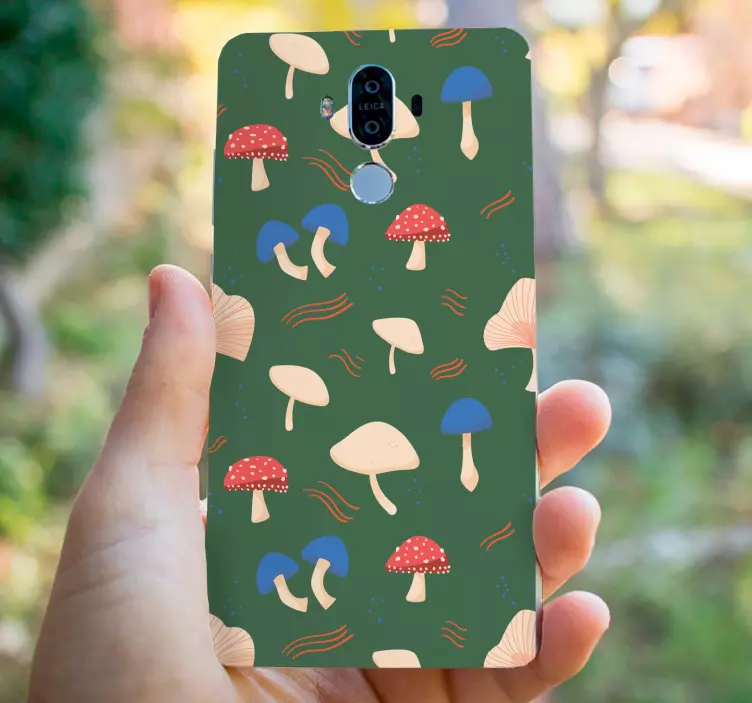 Gomba motívumok matrica Huawei - TenStickers