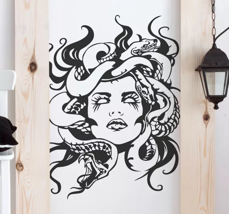 Görög mitológia gorgone karakter fal matrica - TenStickers