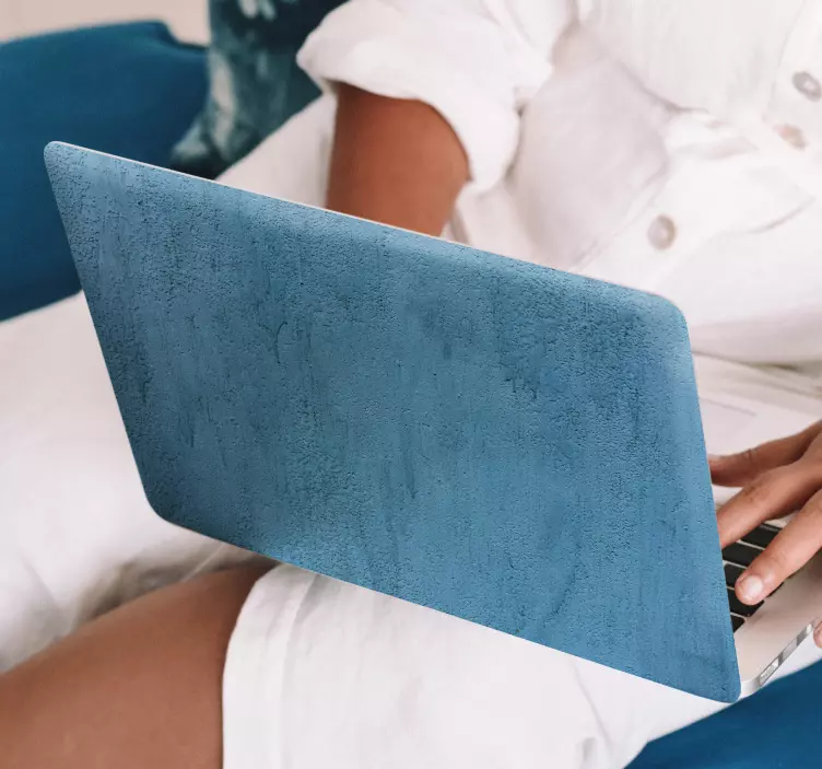 Grunge részletes textúra laptop bőr - TenStickers