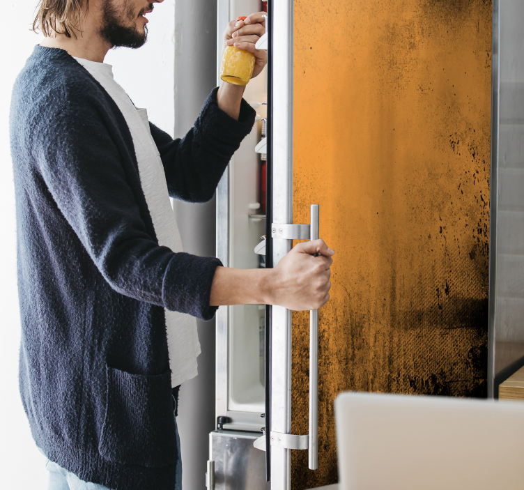 Grunge textúra hűtőszekrény matrica - TenStickers