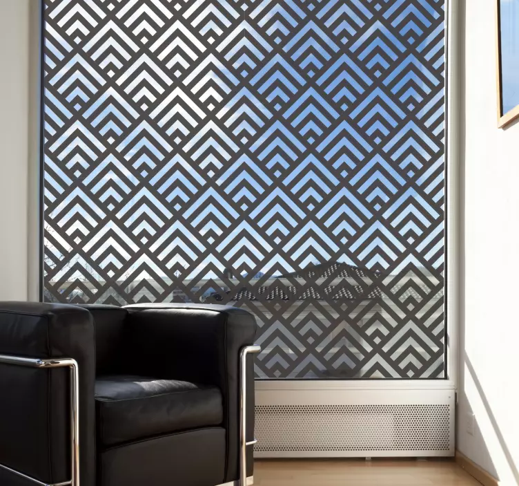 Gyémánt alakú ablak matrica - TenStickers