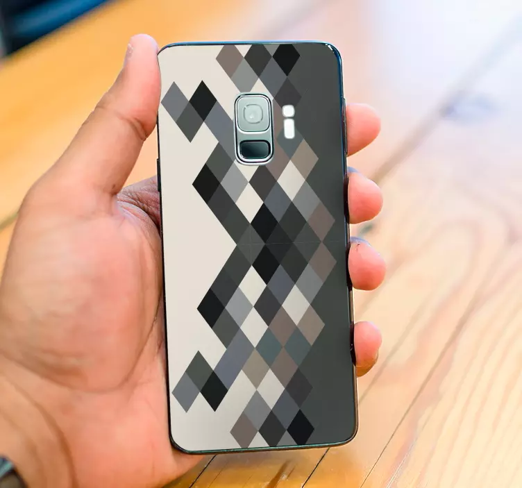 Gyémánt mintás matrica samsung - TenStickers