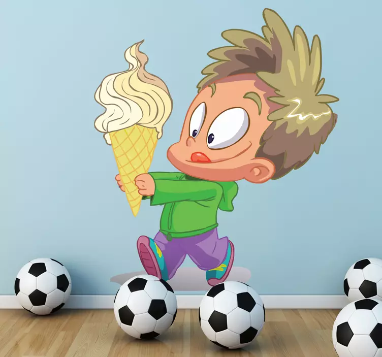 Gyerek fagylalt matricával - TenStickers