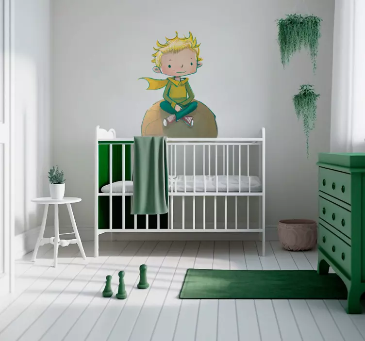 Gyermek ül bolygó rajzfilm matrica - TenStickers