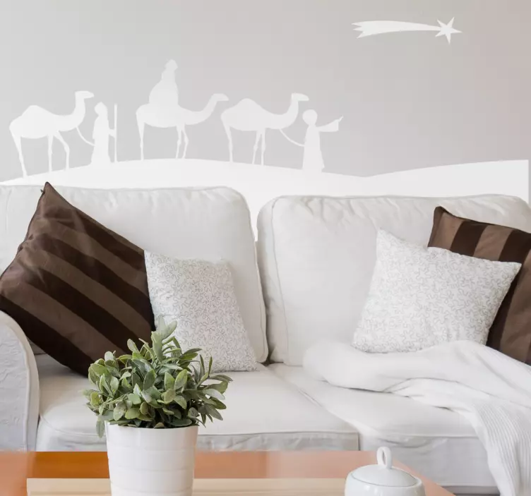 Három király fali matrica - TenStickers