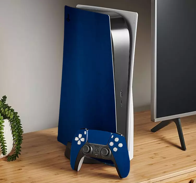 Háttér intenzív kék ps5 matrica - TenStickers