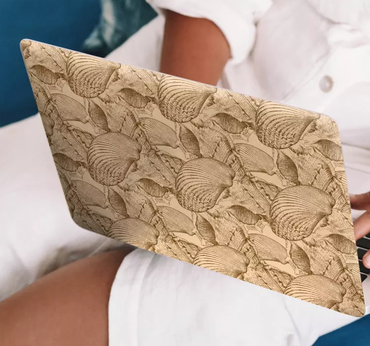 Héjmintás felület matrica laptophoz - TenStickers