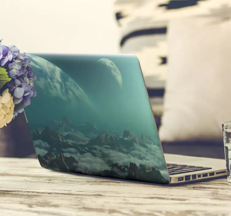 Hold űr laptop vinyl bőrök - TenStickers