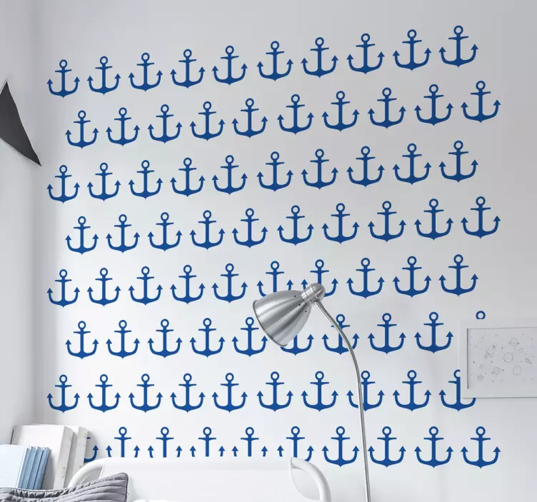 Horgony matrica készlet - TenStickers