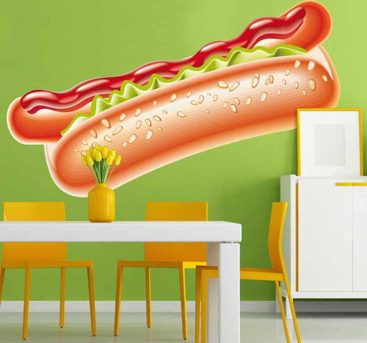 Hot dog falmatrica - TenStickers