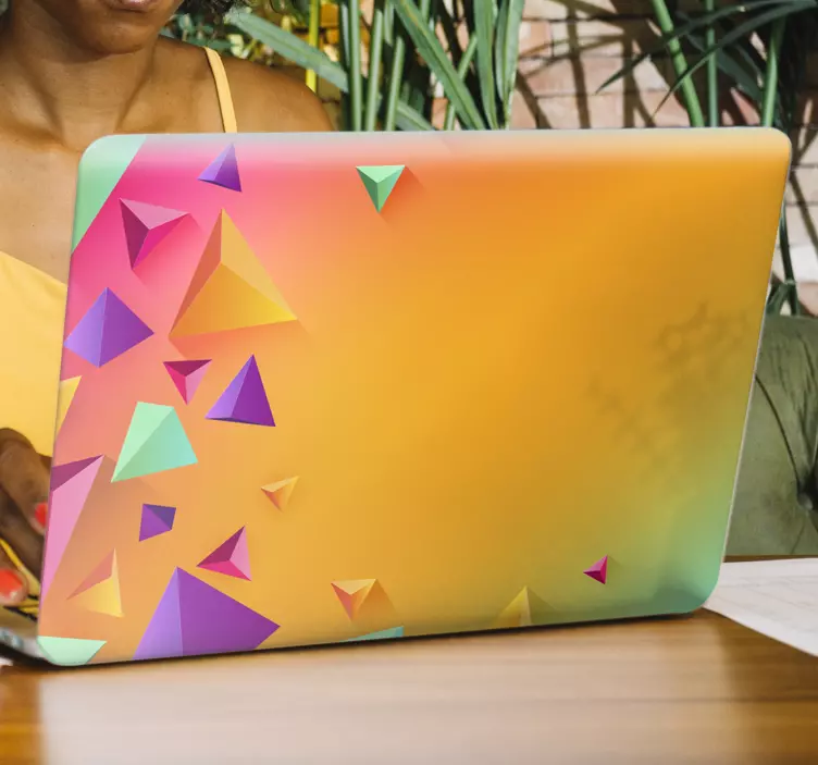 Hűvös háttér laptop bőr matrica - TenStickers