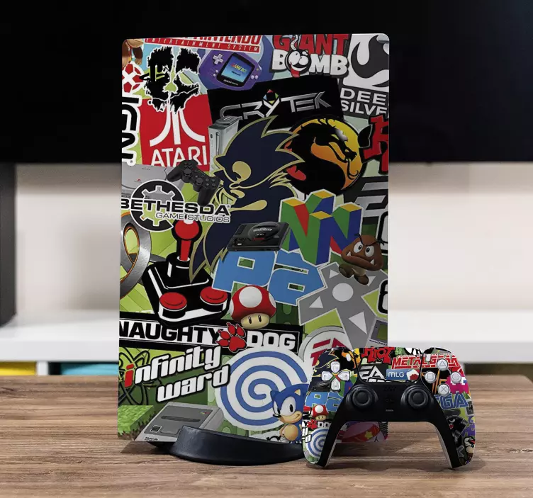 Hűvös matricagyűjtemény ps5 matricák - TenStickers