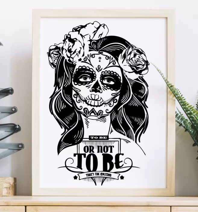 Félelmetes fiatalság, hogy falmatrica legyél vagy ne - TenStickers