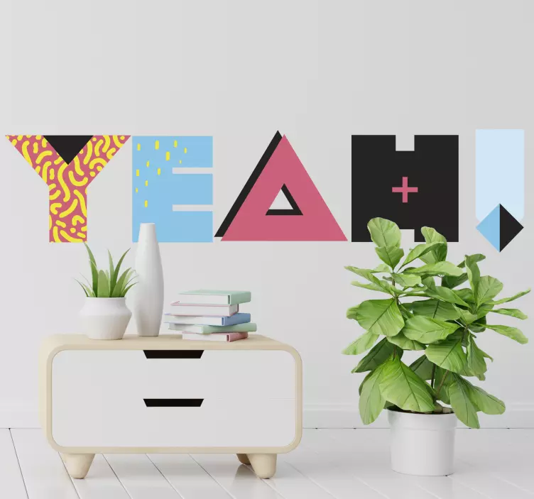 Igen! erdei állatok falmatrica - TenStickers