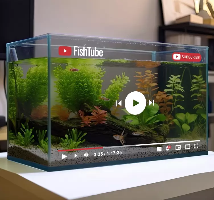 Haltál játékos Matrica hal - TenStickers