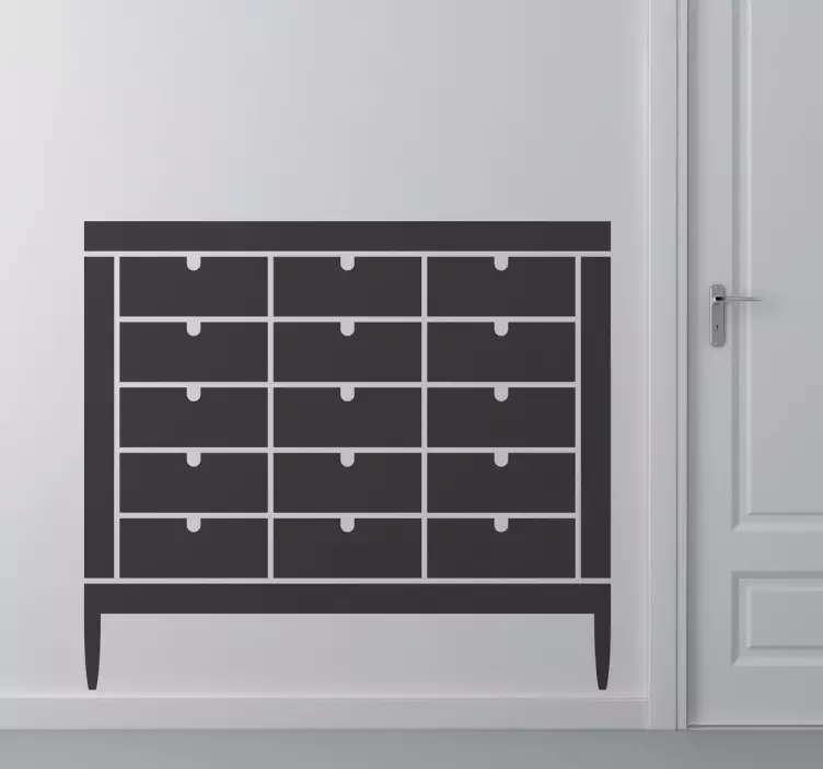 Irodai iratszekrény matrica - TenStickers