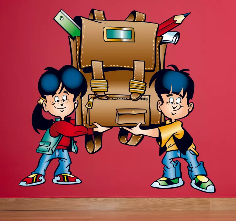 Iskolatáska matrica - TenStickers