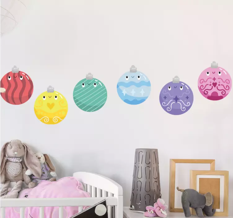 Játékos díszkészlet esemény matrica - TenStickers