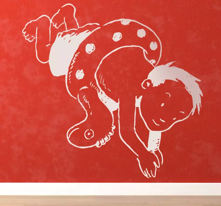 Játékos gyermekdizájn matrica gyerekeknek - TenStickers