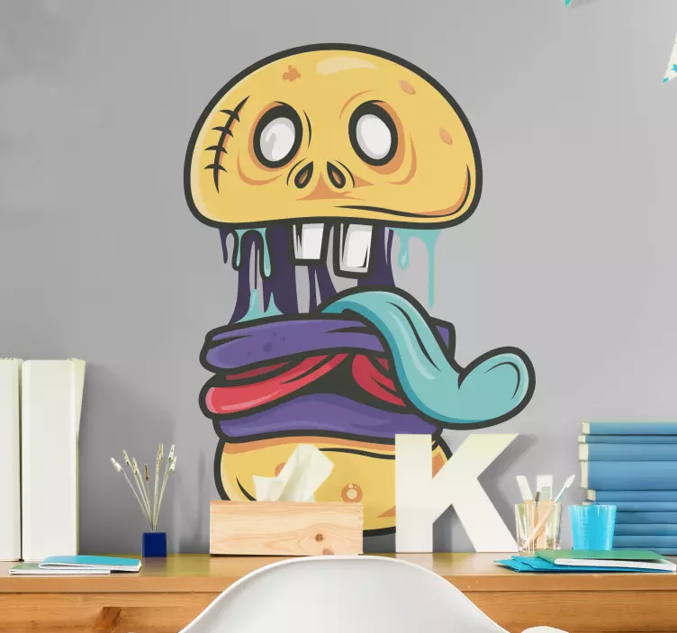 Játékos rajzfilm szörnyeteg Szörnyek matrica - TenStickers