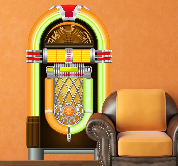 Jukebox vintage falmatrica - TenStickers