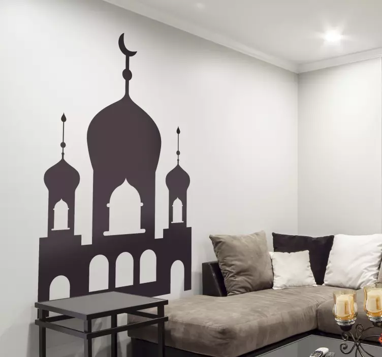 Kadife skyline sziluett matrica - TenStickers