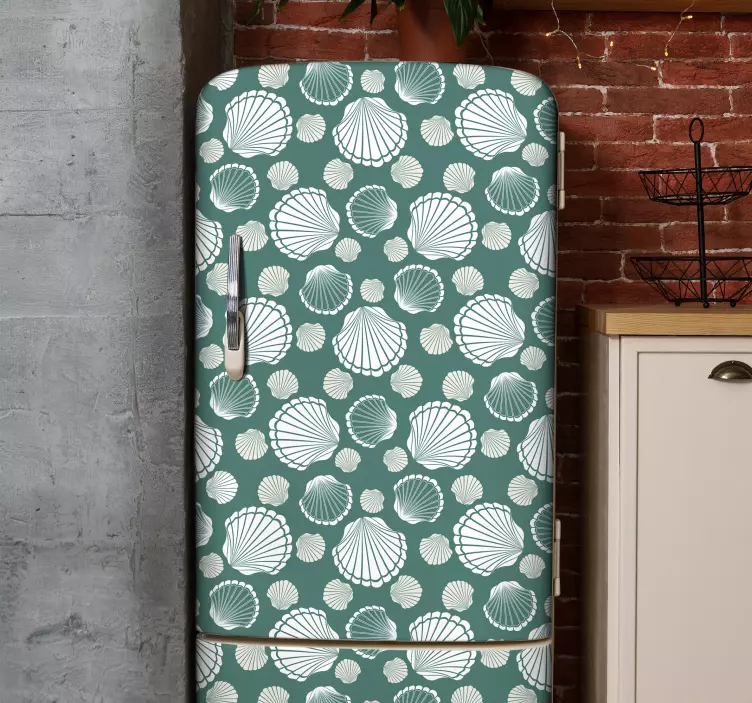 Kagyló világ hűtő matrica - TenStickers