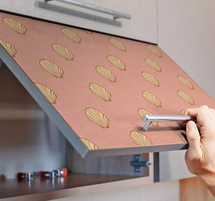 Kagylómintás dekoráció természet matrica - TenStickers