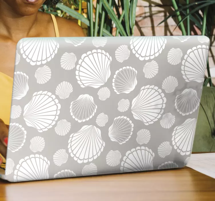 Kagylómintás laptopvédő Matrica laptophoz - TenStickers