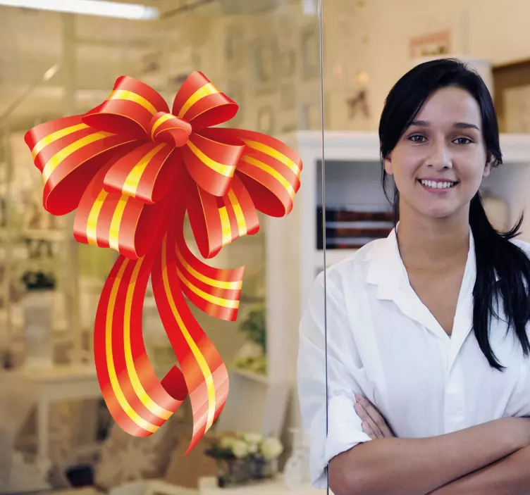 Karácsonyi szalag matricák - TenStickers