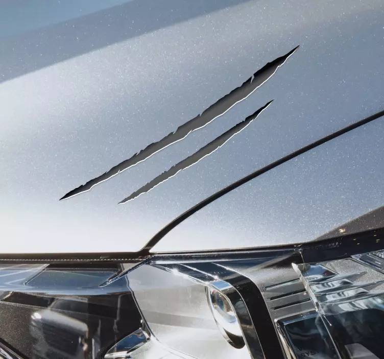 Karcolású autós matrica - TenStickers