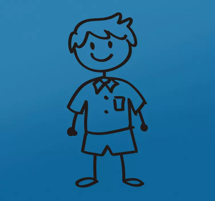 Karosszéria rajz autó vinyl matrica - TenStickers