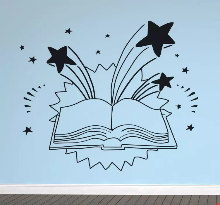 Képzelet könyv matrica - TenStickers