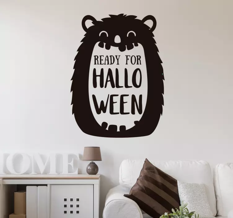 Készen áll a halloweenre Halloween matrica - TenStickers
