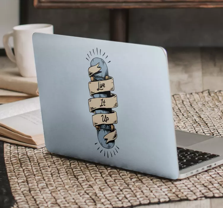 Hűvös retro motivációs jelvények laptop bőr - TenStickers