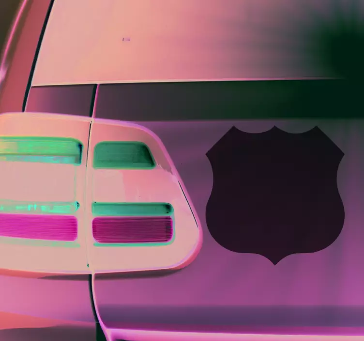 Klasszikus retro vintage motorkerékpár matrica - TenStickers