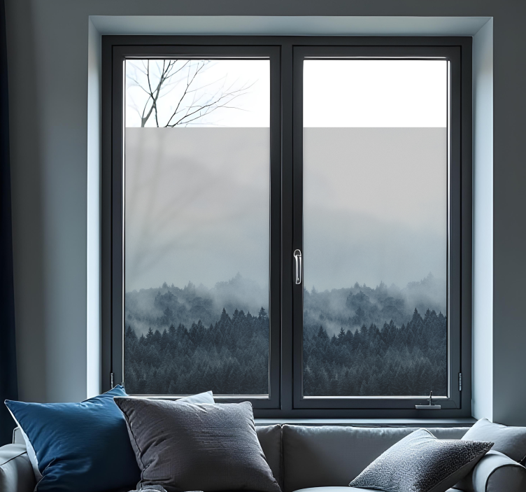 Ködös erdő Matrica ablakok és üveg - TenStickers