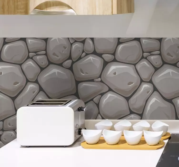 Kőhatású falfestmény matrica - TenStickers