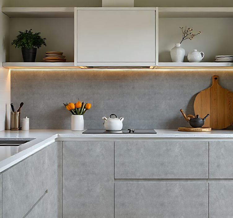 Kőhatású utánzat konyhai matrica - TenStickers