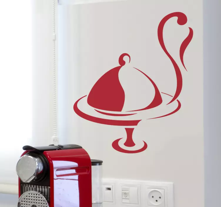 Konyha étlap tányér otthoni fal matrica - TenStickers